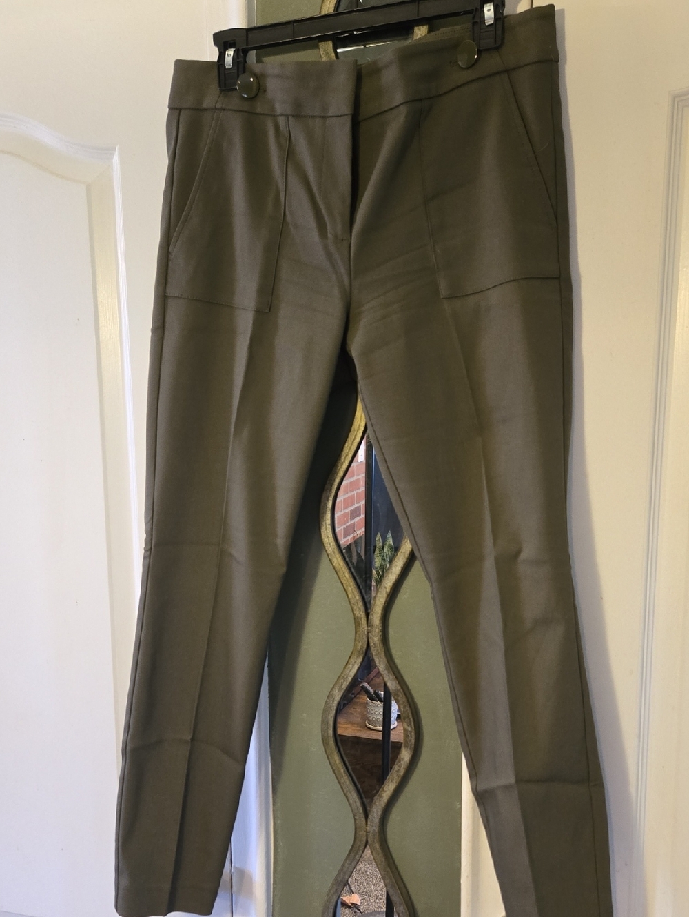 LOFT Women's Olive Green Dress Pants, Size 8